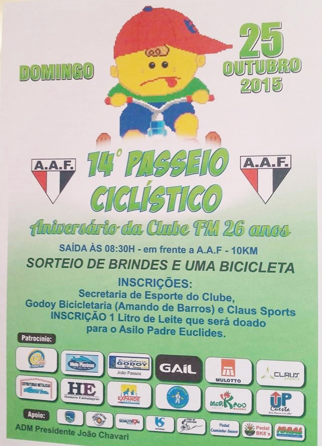 12143215 536354746532839 7443026554135920532 n Passeio Ciclístico