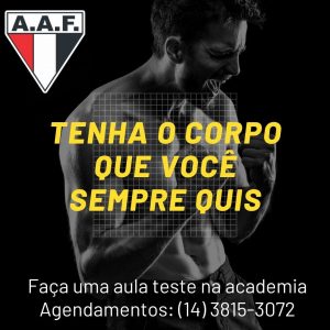 Faça academia na AAF e tenha a melhor estrutura
