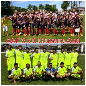 AAF vence equipe de Cruzeiro Azul por 3 a 0