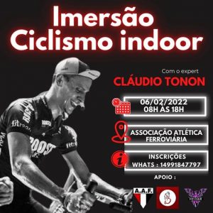 AAF sedia Imersão de Ciclismo Indoor no dia 6 de fevereiro