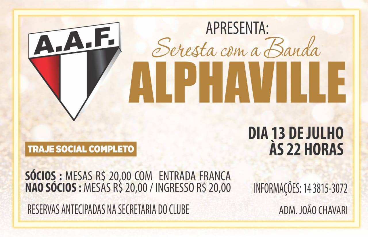 Dia 13 de julho tem Seresta na A.A.Ferroviária Botucatu