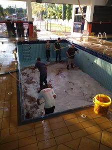 Intenso trabalho e dedicação para deixar o clube em ordem