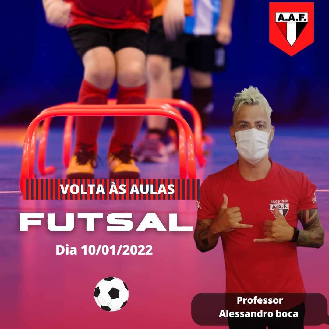As aulas de futsal estão de volta das férias na AAF!