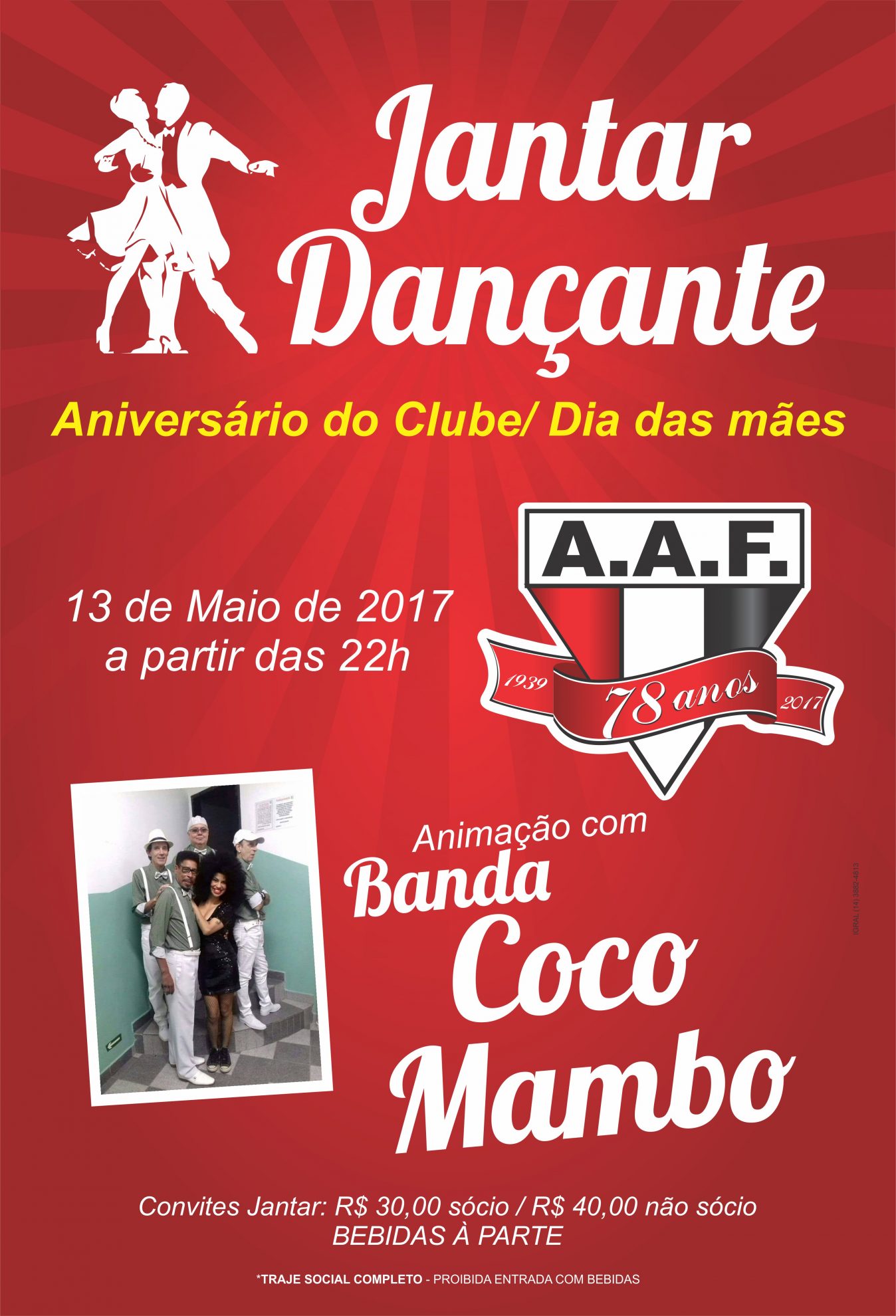 Jantar Dançante da AAF