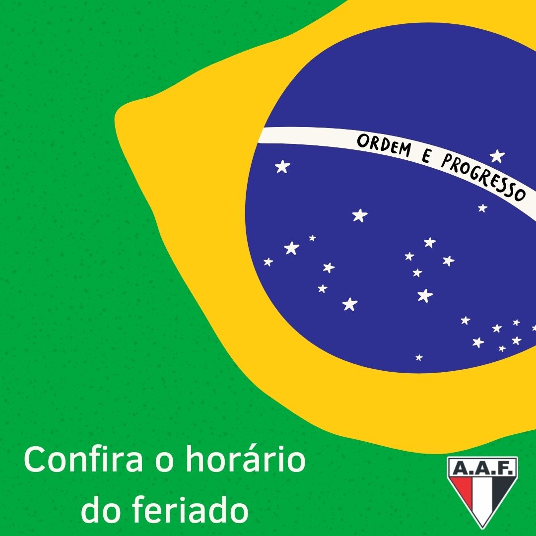 Confira o horário de funcionamento do clube no feriado de 7 de setembro