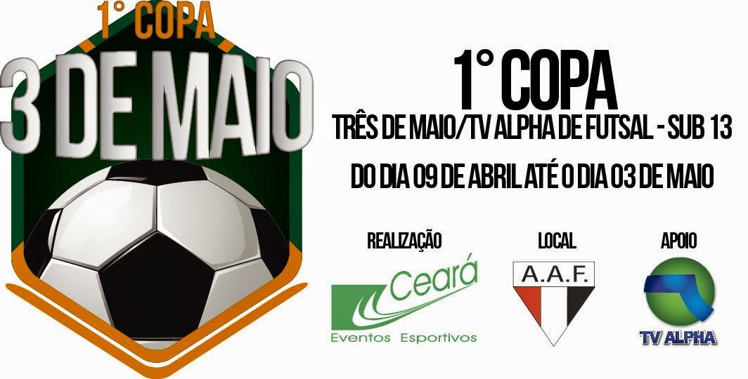 Copa 3 de Maio1 Copa 3 de Maio/TV Alpha começa dia 16, na AAF