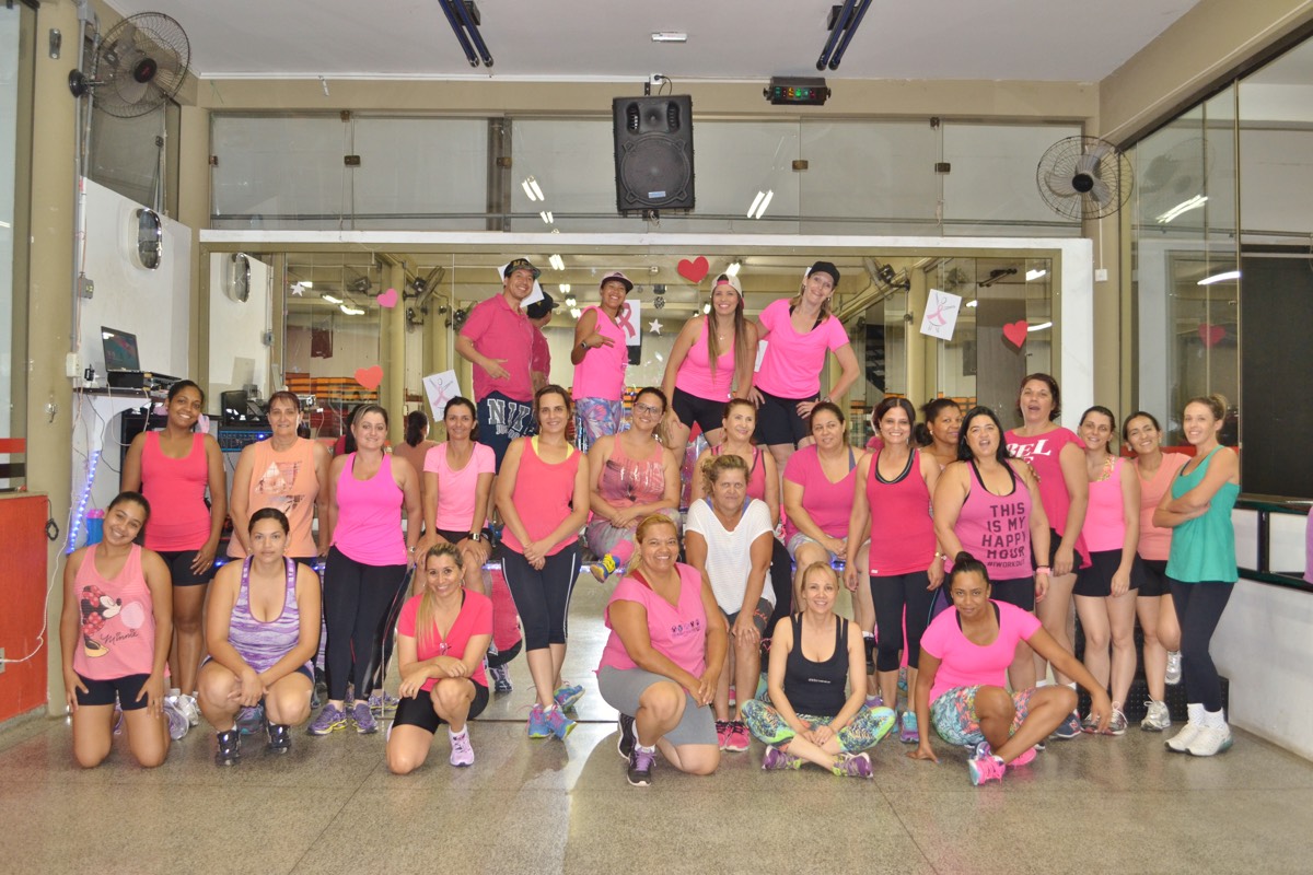 DSC 0380 AAF promoveu aula de Zumba em apoio ao Outubro Rosa