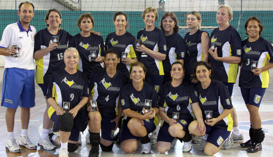Equipe botucatuense de Voleibol Adaptado Foto Andreia Seullner Ferroviária sediou Torneio Início da Liga de Voleibol Adaptado