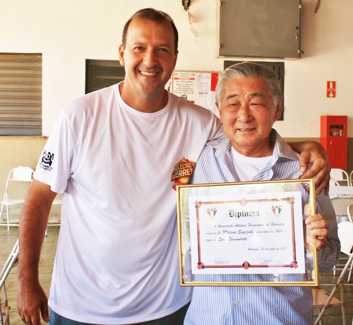 Mateus Morre o sensei Mateus Sugizaki, sócio benemérito da AAF