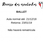 Spinning 5 1 Confira as datas de recesso e rematrículas das escolinhas