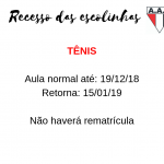 Spinning 7 1 Confira as datas de recesso e rematrículas das escolinhas