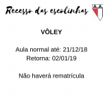 Spinning 8 1 Confira as datas de recesso e rematrículas das escolinhas