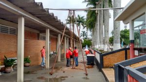 Começam as medições técnicas para construção de novas salas de esportes