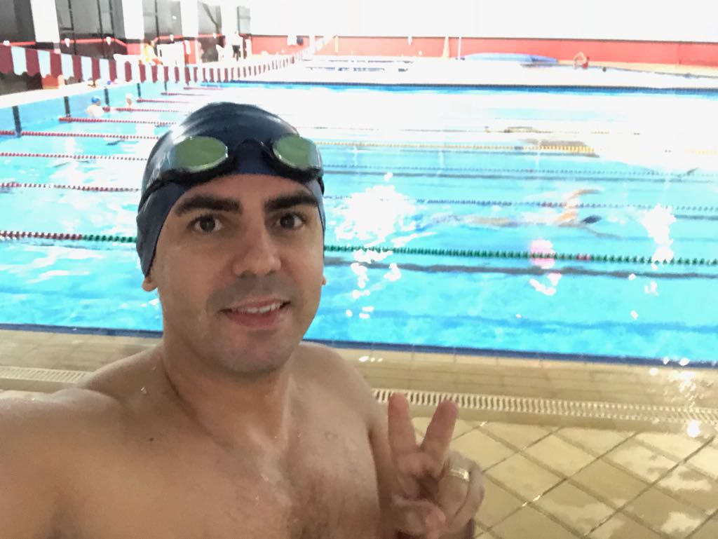 Aluno de natação da AAF se destaca no Troféu Cuesta de Natação Master