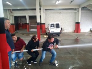 Funcionários da AAF participam de treinamento de Brigada de Incêndio