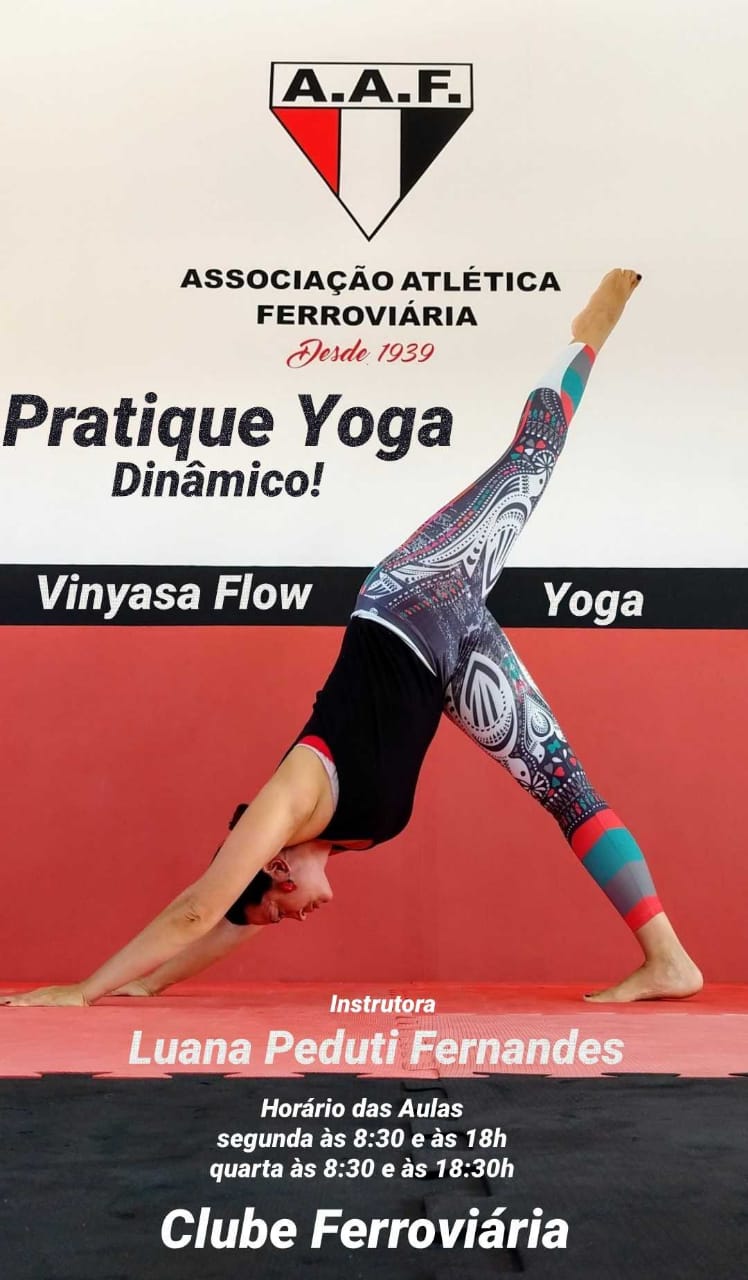 Faça aulas de Yoga Dinâmico na AAF. Inscrições abertas