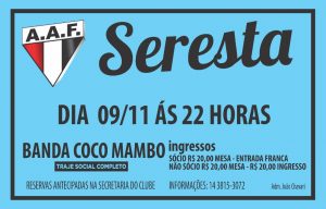 Dia 9 de novembro tem Seresta Novembro Azul