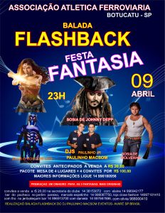 Dia 9 de abril tem Balada Flash Back na AAF