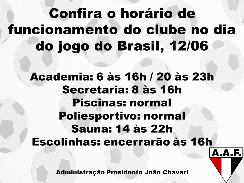 clube Horário na Copa