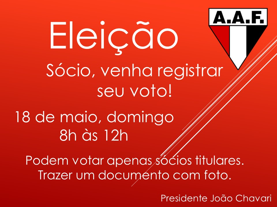 eleicao aaf Eleição