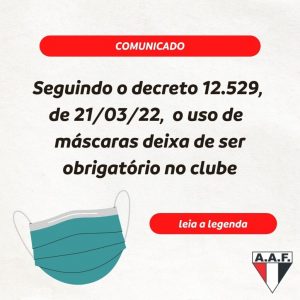 Máscaras deixam de ser obrigatórias