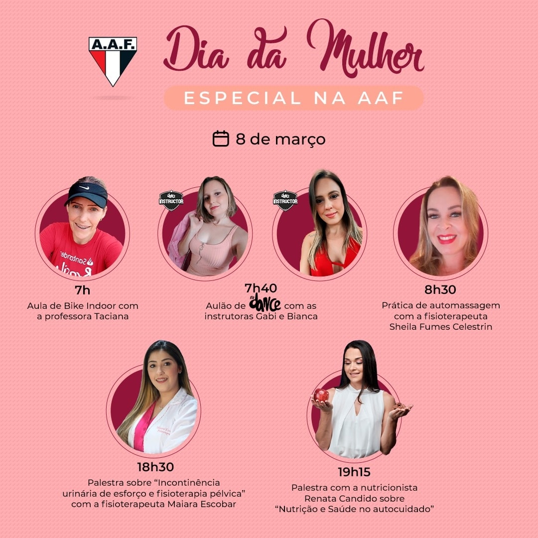 Programação especial ao Dia da Mulher