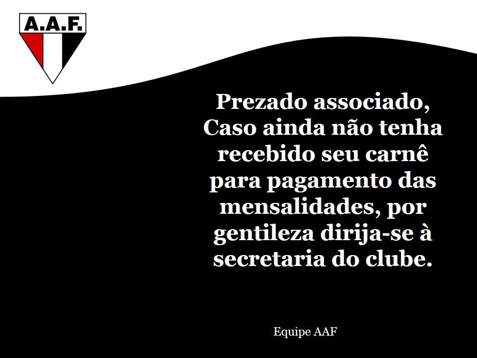 recado Comunicado sobre carnê