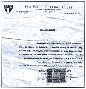 recibo Nossa História