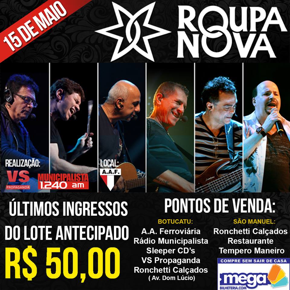 roupa nova Show com Roupa Nova