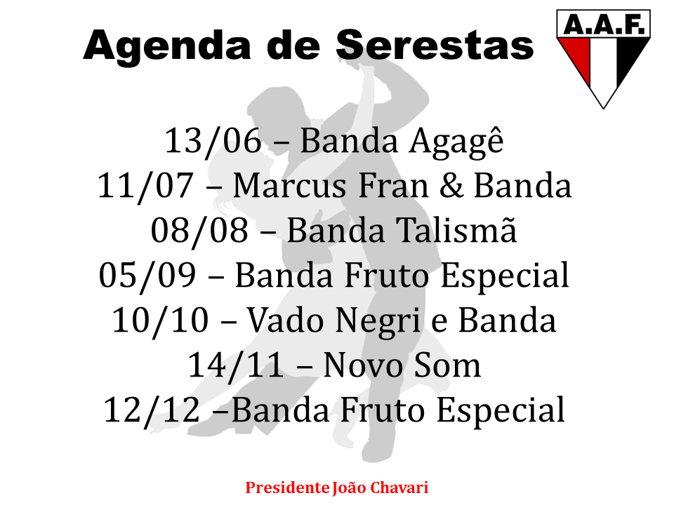 serestas agenda Agenda de serestas