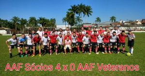 Confira resultado de amistoso da AAF e Veteranos