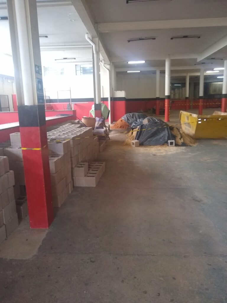 WhatsApp Image 2023 03 01 at 13.04.15 Iniciada construção de plataforma elevatória de acessibilidade para a academia