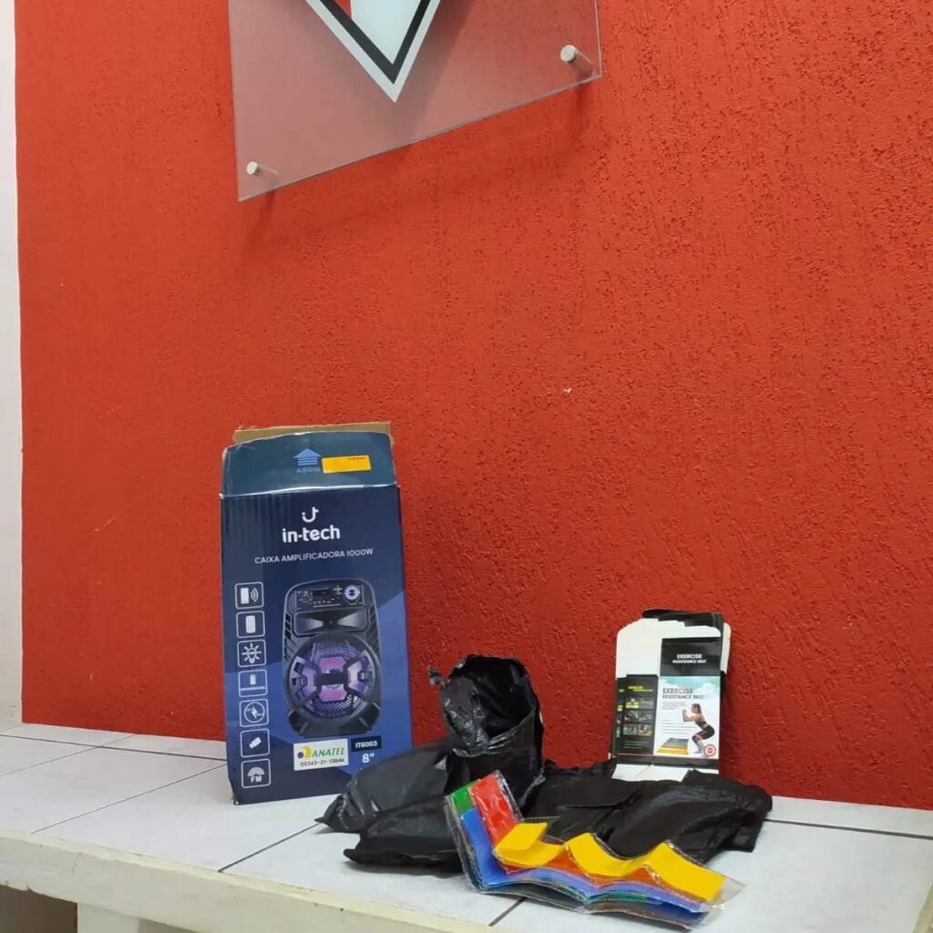 3 Chegaram os novos equipamentos para as aulas do Mexa-se