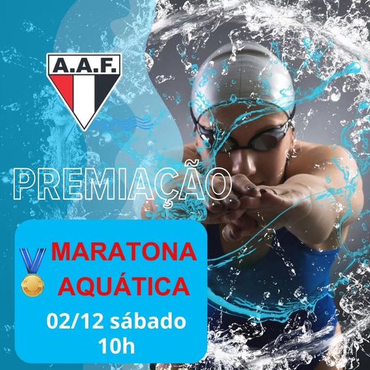 maratona Premiação da Maratona Aquática será no dia 2 de dezembro