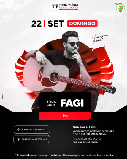 Fagi Final de semana com música boa na Nova AAF