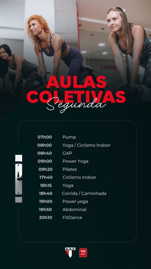 WhatsApp Image 2024 09 05 at 11.58.00 AAF apresenta novos horários de aulas coletivas