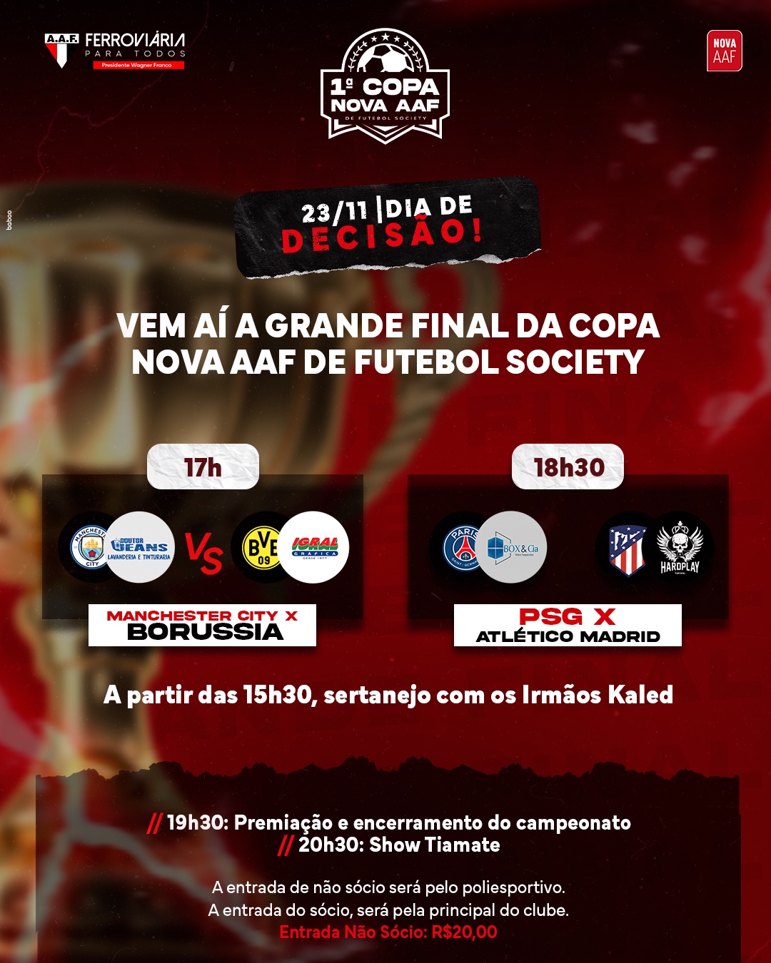 WhatsApp Image 2024 11 22 at 22.59.09 AAF convida para evento da final da I Copa Nova AAF de Futebol Society