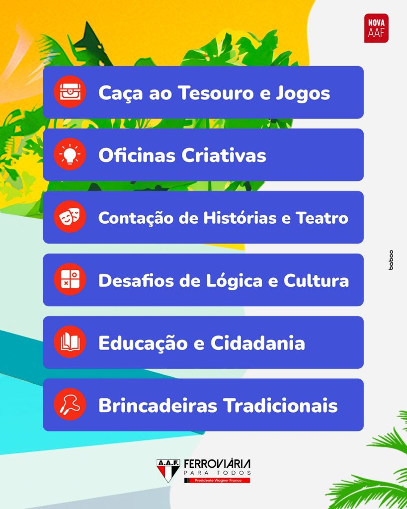 1751462874762 1 FERROVIÁRIA PROMOVE MEGA FÉRIAS COM TRÊS SEMANAS DE DIVERSÃO, APRENDIZADO E INTEGRAÇÃO PARA CRIANÇAS DE 5 A 12 ANOS